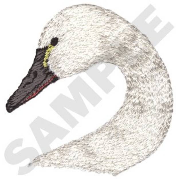 Picture of Tundra Swan Machine Embroidery Design