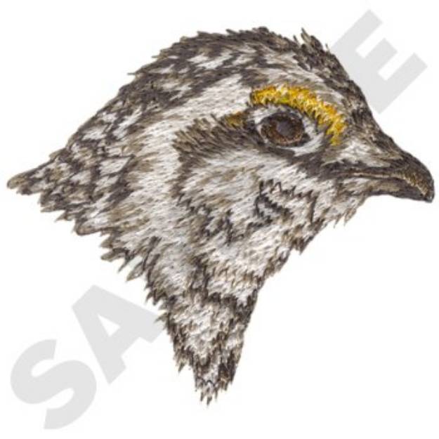 Picture of Sharptail Grouse Machine Embroidery Design