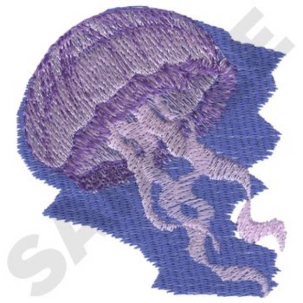 Picture of Small Jellyfish Machine Embroidery Design