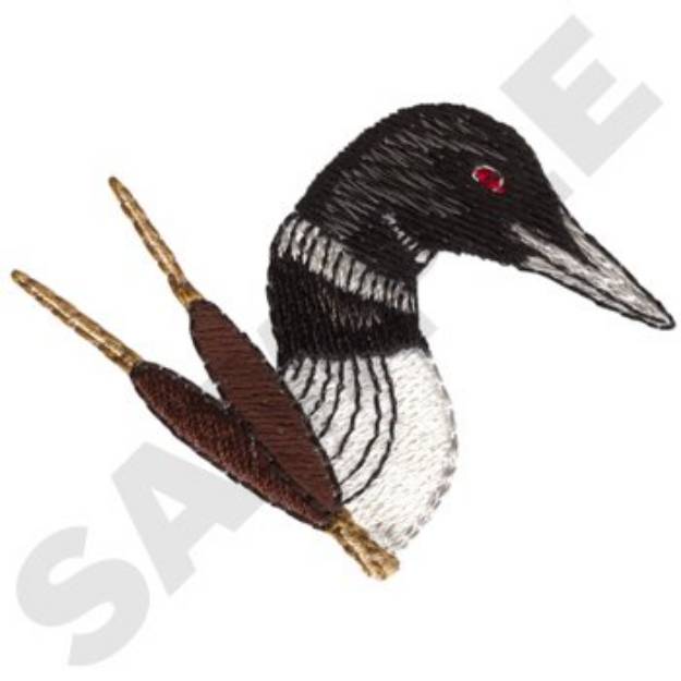 Picture of Loon Machine Embroidery Design