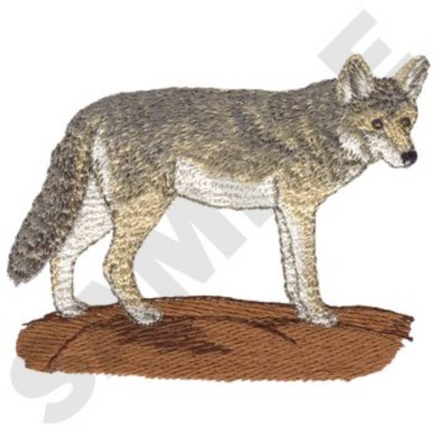 Picture of Coyote Machine Embroidery Design