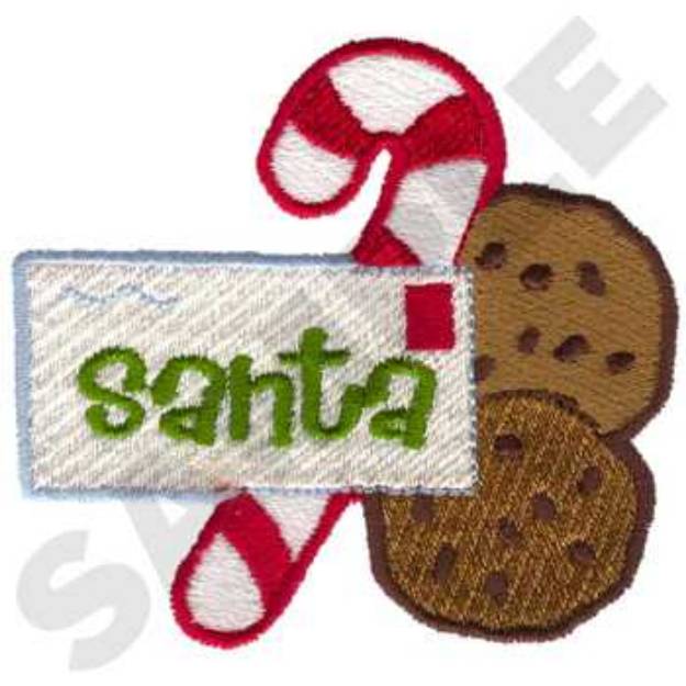 Picture of Christmas Letter Machine Embroidery Design
