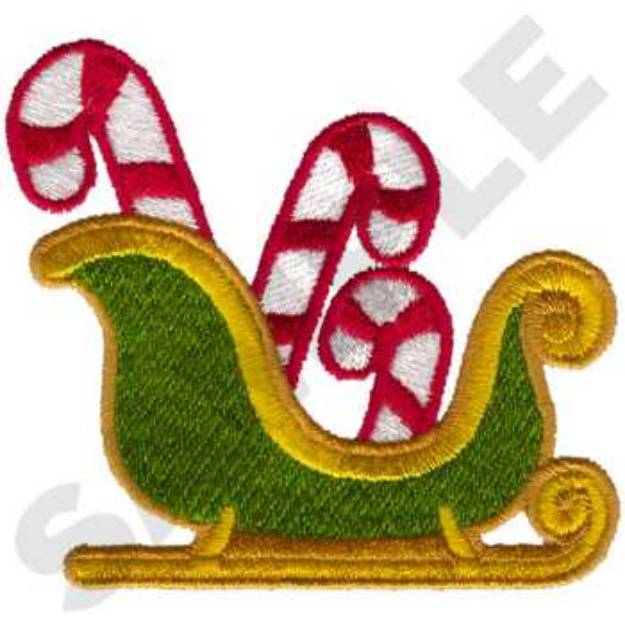 Picture of Sleigh Machine Embroidery Design