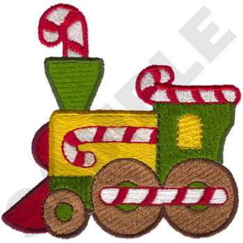 Train Machine Embroidery Design