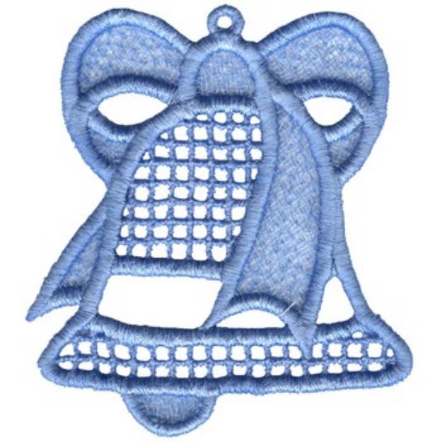 Picture of Lace Bell Machine Embroidery Design