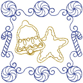 Christmas Cookies Machine Embroidery Design