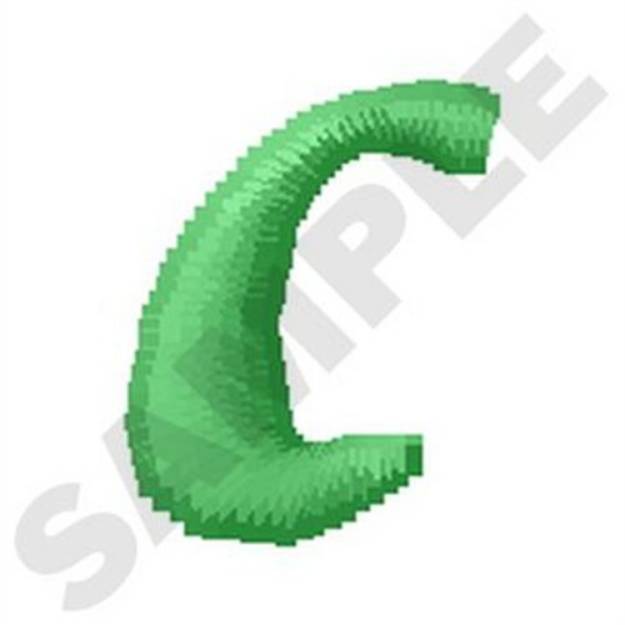 Picture of Inky Dinky Lowercase C Machine Embroidery Design