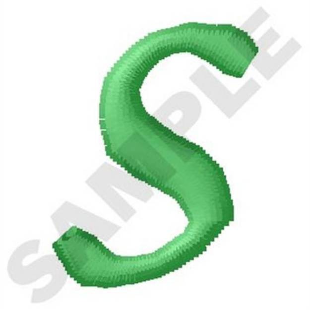 Picture of Inky Dinky Uppercase S Machine Embroidery Design