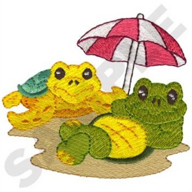 Picture of Sea Turtle & Tortoise Machine Embroidery Design