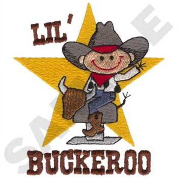 Picture of Lil Buckeroo Machine Embroidery Design