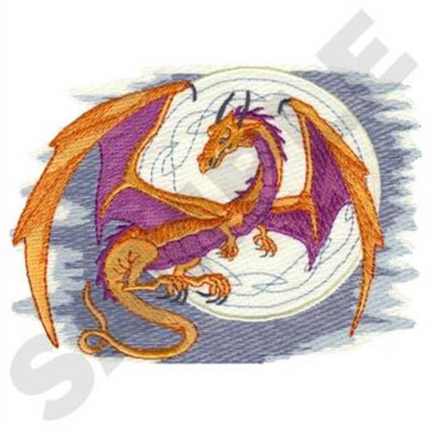Picture of Flying Dragon Machine Embroidery Design