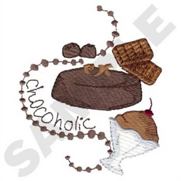 Picture of Chocoholic Machine Embroidery Design