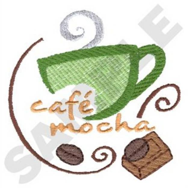 Picture of Cafe Mocha Machine Embroidery Design
