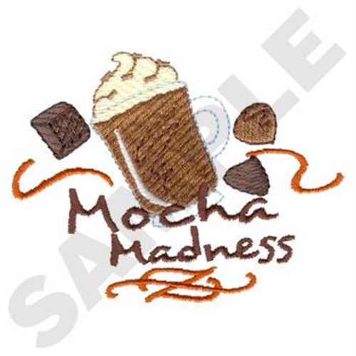 Mocha Madness Machine Embroidery Design