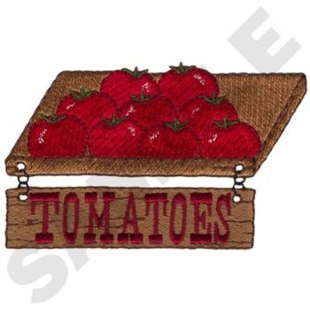 Picture of Tomatoes Machine Embroidery Design