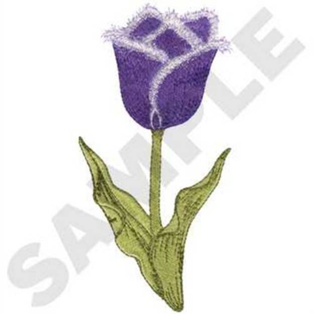 Picture of Fringed Tulip Machine Embroidery Design