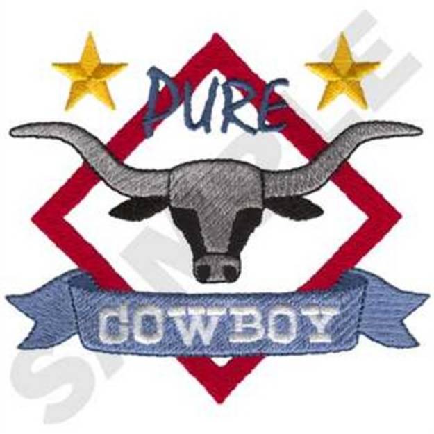 Picture of Pure Cowboy Machine Embroidery Design