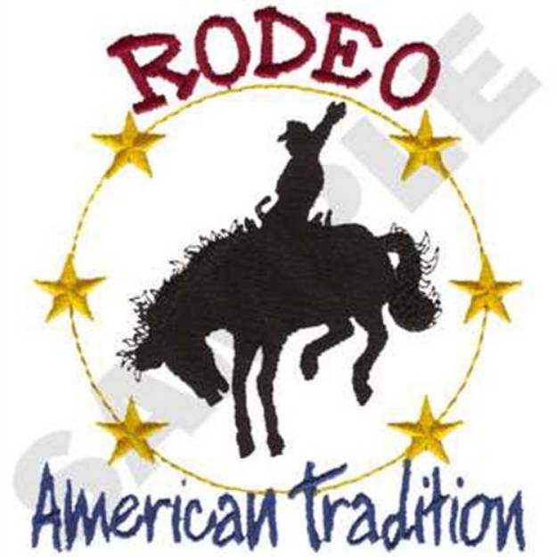 Picture of Rodeo American Tradition Machine Embroidery Design