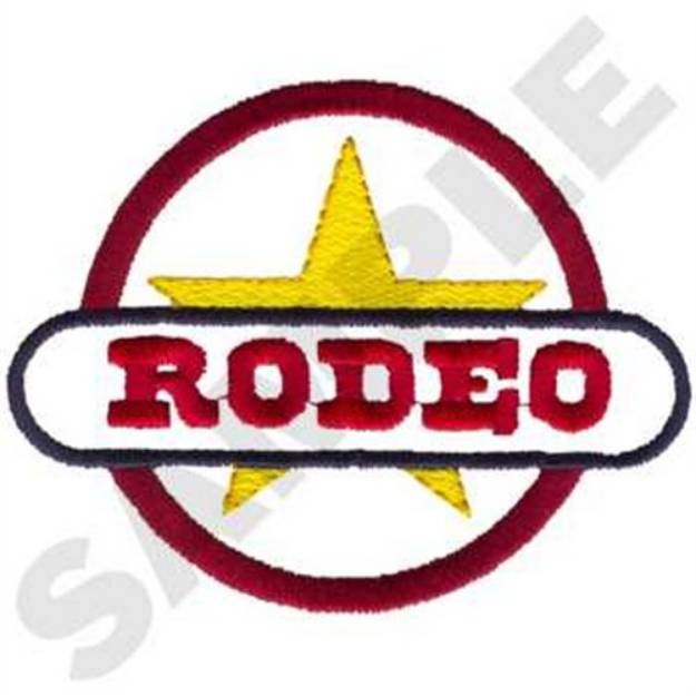 Picture of Rodeo Circle With Star Machine Embroidery Design
