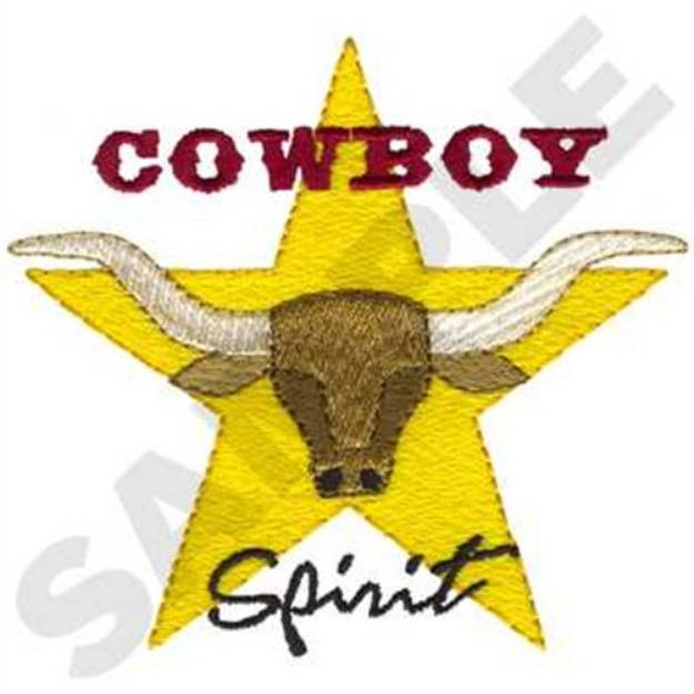 Picture of Cowboy Spirit Machine Embroidery Design