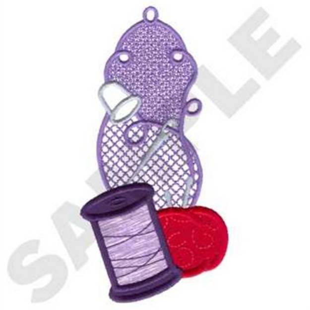 Picture of Sewing Bookmark Applique Machine Embroidery Design