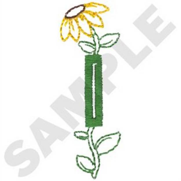 Picture of Sunflower Buttonhole Machine Embroidery Design