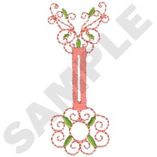 Butterfly Buttonhole Machine Embroidery Design