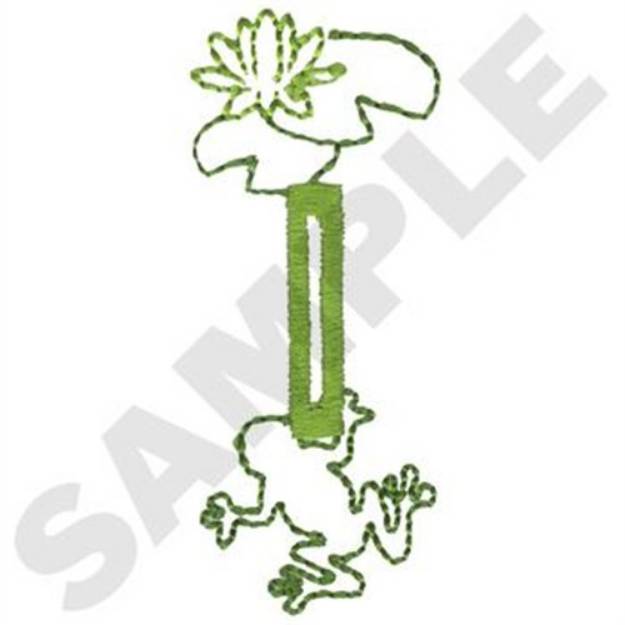 Picture of Frog Buttonhole Machine Embroidery Design