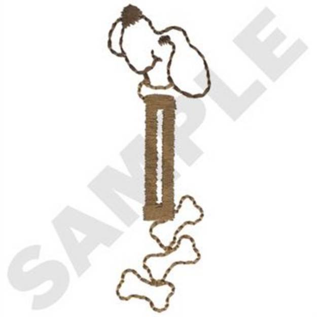 Picture of Dog Buttonhole Machine Embroidery Design