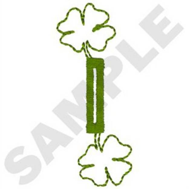 Picture of Shamrock Buttonhole Machine Embroidery Design