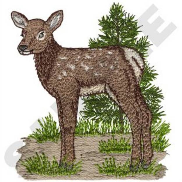 Picture of Baby Elk Machine Embroidery Design
