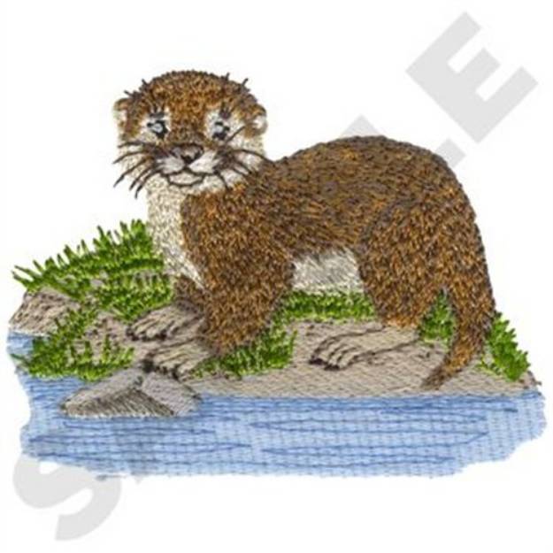Picture of  Otter Machine Embroidery Design