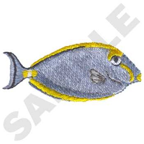 Naso Tang Fish Machine Embroidery Design