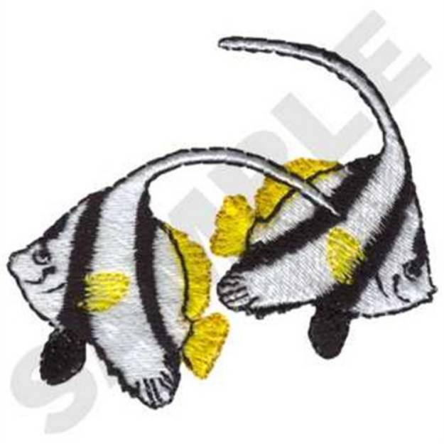 Picture of Bannerfish Machine Embroidery Design