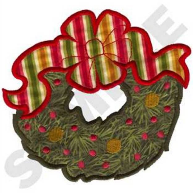 Picture of Wreath Applique Machine Embroidery Design