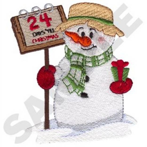 Picture of Countdown To Christmas Machine Embroidery Design