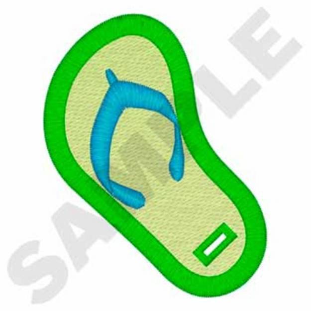 Picture of Flip Flop Tag Machine Embroidery Design
