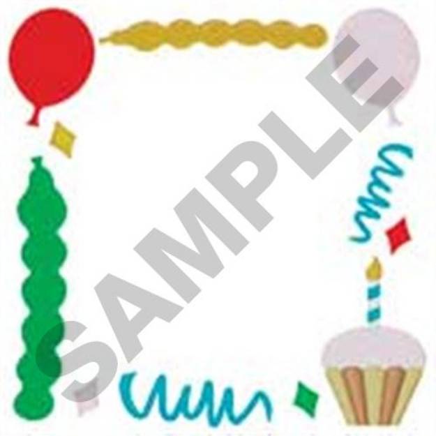 Picture of Celebrate B-Day Quilt Machine Embroidery Design