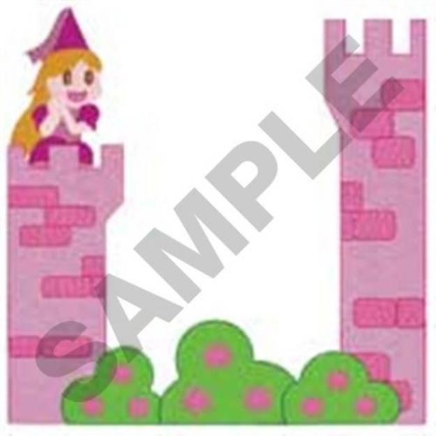 Picture of Princess Castle Quilt Machine Embroidery Design