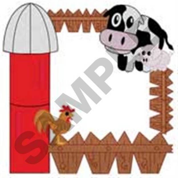 Picture of Farm Fence Quilt Machine Embroidery Design