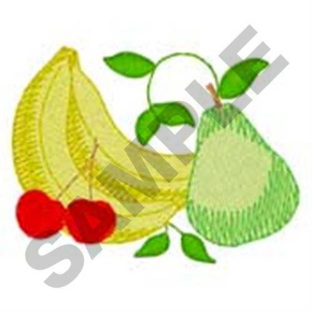 Picture of Small Fruit Border Machine Embroidery Design