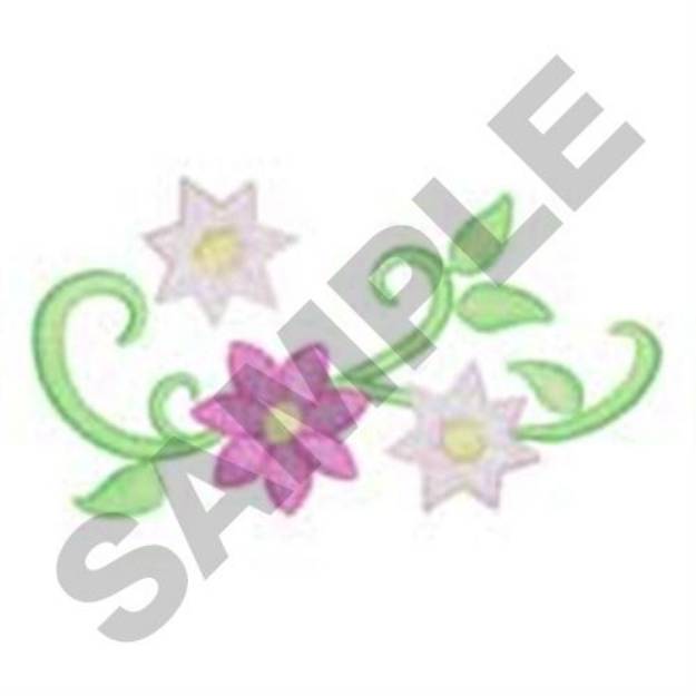 Picture of Small Flower Border Machine Embroidery Design