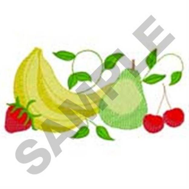 Picture of Fruit Border Machine Embroidery Design