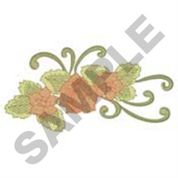 Picture of Rose Border Accent Machine Embroidery Design