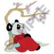 Picture of Cherry Blossom Panda Machine Embroidery Design