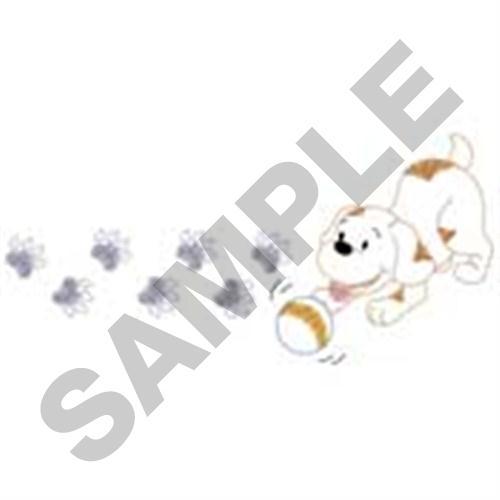 Playing Puppy Machine Embroidery Design