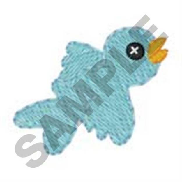 Picture of Bird Accent Machine Embroidery Design
