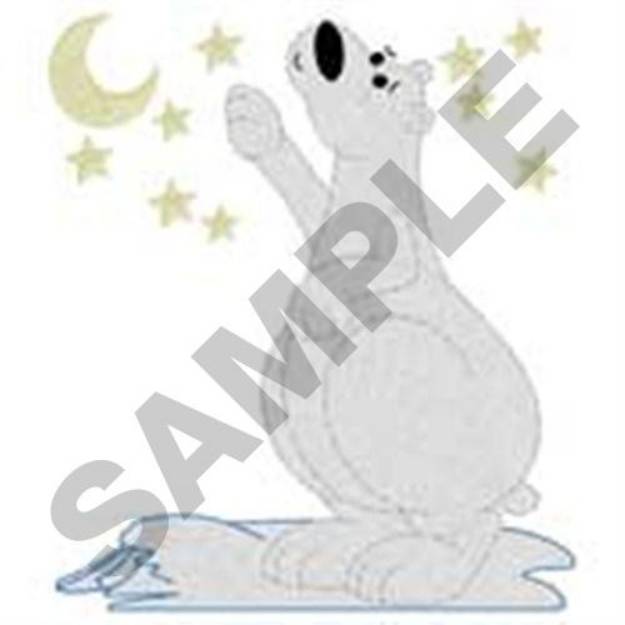 Picture of Star Catcher Bear Machine Embroidery Design