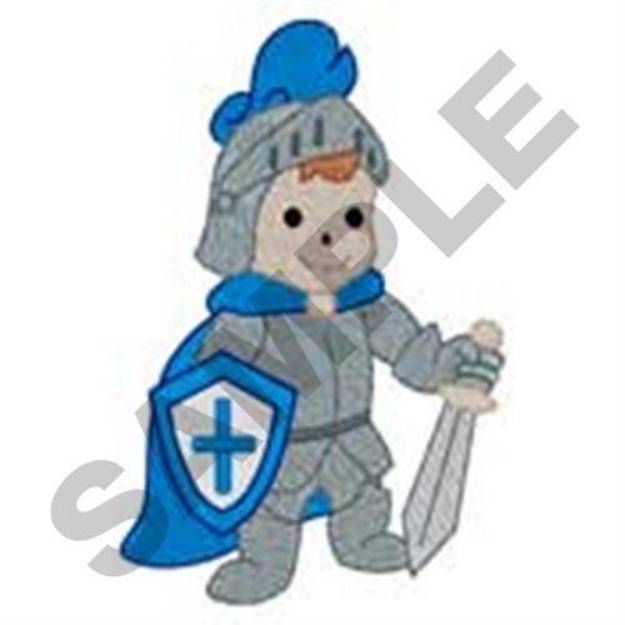 Picture of Boy Knight Machine Embroidery Design