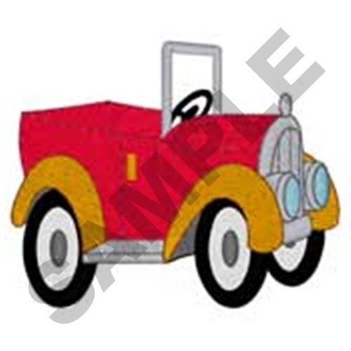 Old Jalopy Machine Embroidery Design